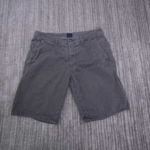 Good Man Brand Mens Gray‎ Micro Dot Pattern Chino Shorts Size 32 Made in Italy